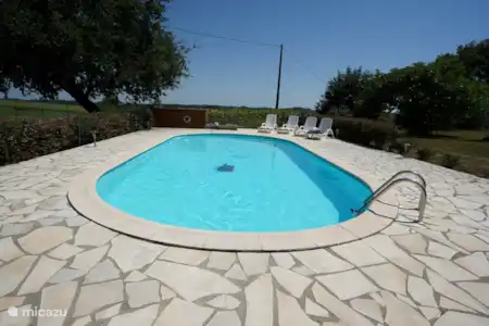 Vakantiehuis Frankrijk, Gers, Bascous bungalow Jouanlanne zwembad