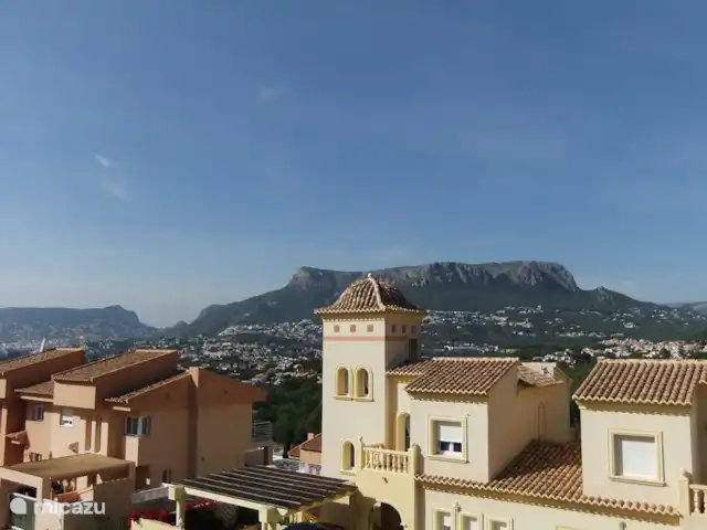 Location de Vacances Espagne, Costa Blanca, Calpe, villa - Casa Dylano Vue depuis la terrasse supérieure