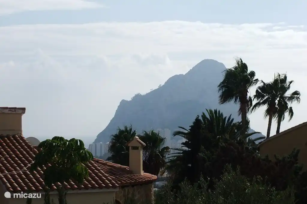 View from the upper terrace