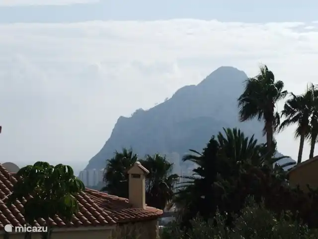 Location de Vacances Espagne, Costa Blanca, Calpe, villa - Casa Dylano Vue depuis la terrasse supérieure