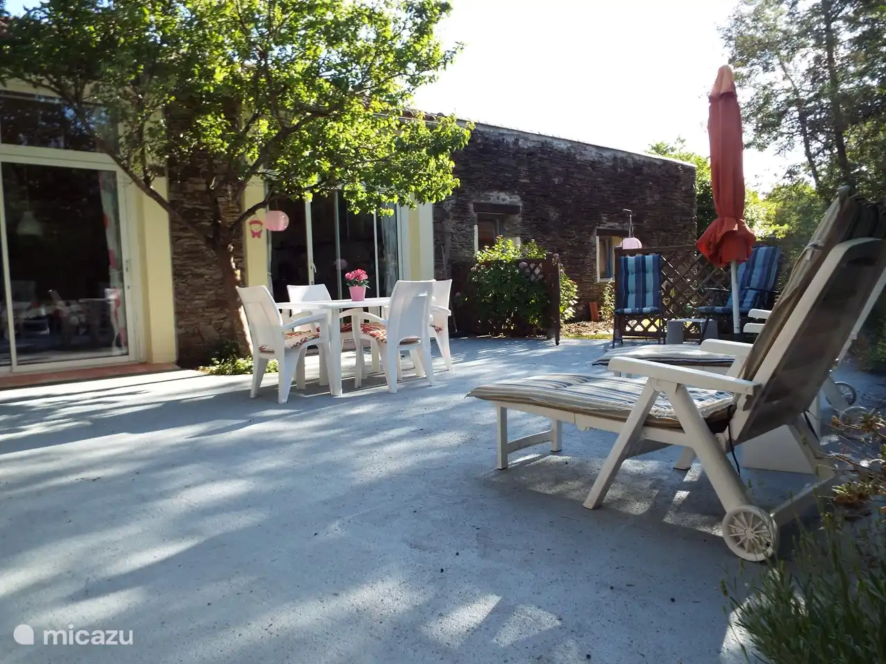 Eine schöne Terrasse.