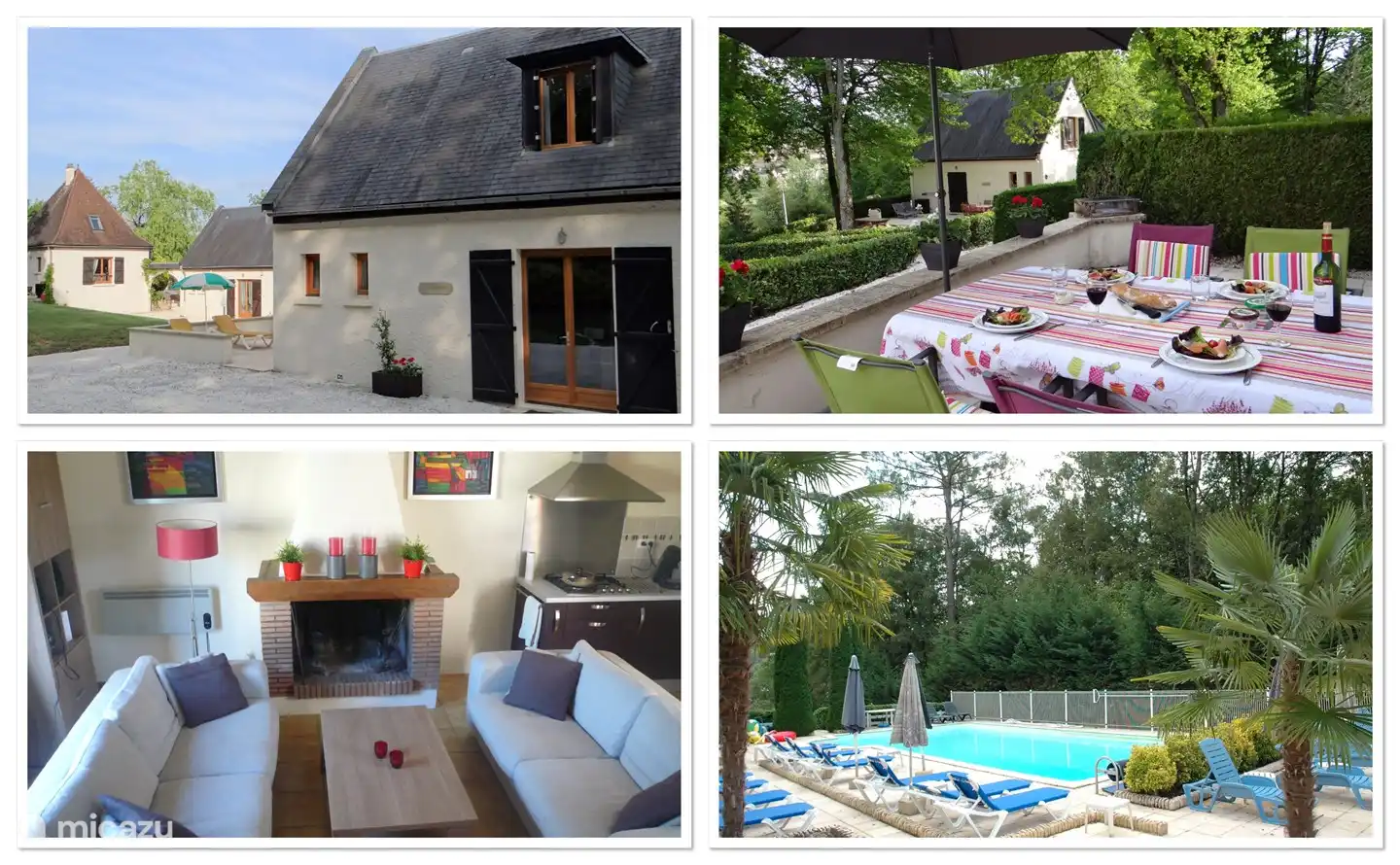 Ferienhaus in einem kinderfreundlichen Park mit beheiztem Pool und schönem Blick auf das malerische Dorf Carlux: Restaurant, Bäckerei und Supermarkt in der Nähe. Schöne Umgebung für Jung und Alt. Es gibt viel zu tun!