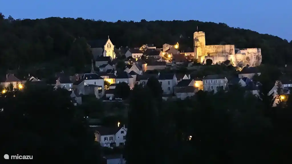 Ansicht Terrasse Carlux Abend