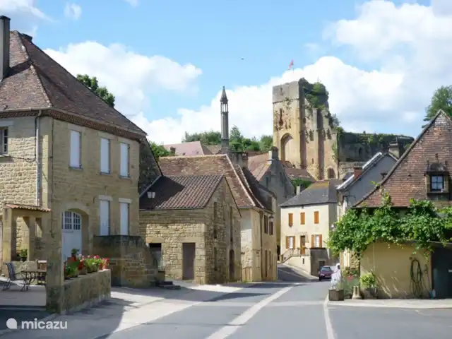 Location de Vacances France, Dordogne, Carlux, gîte / cottage - églantine Le village pittoresque de Carlux et son château du XIIIe siècle.