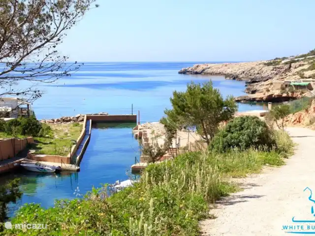 Location de Vacances Espagne, Ibiza, Cala Tarida, appartement - Bouddha blanc Corail Mars