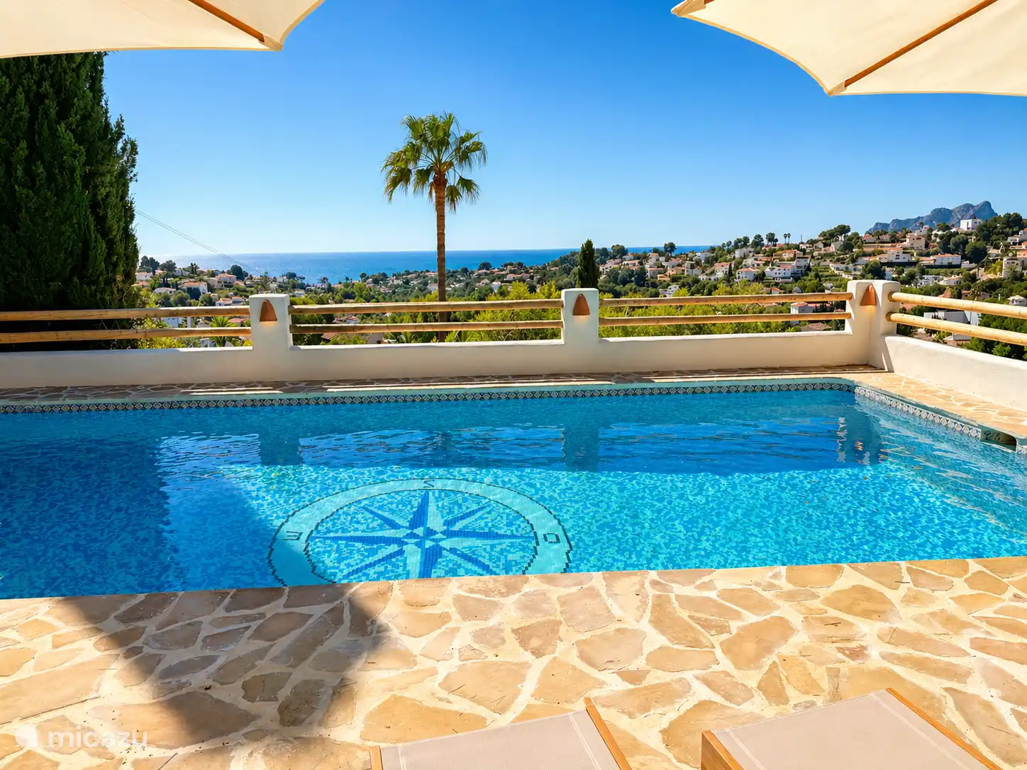 Swimming pool terrace