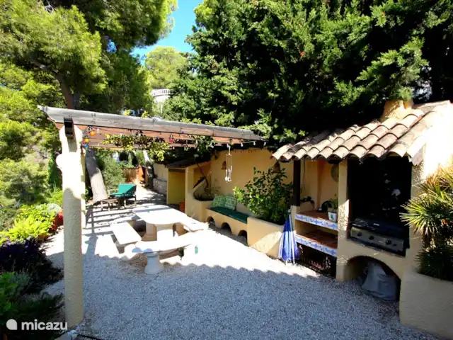 Villa Robis Moraira huren in Spanje, Costa Blanca, Moraira - villa 2e BBQ ruimte