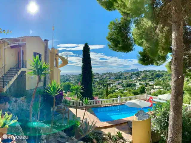Villa Robis Moraira huren in Spanje, Costa Blanca, Moraira - villa 1 van de terrassen