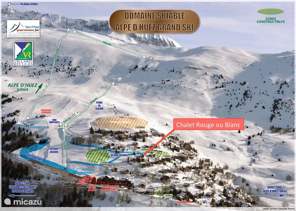 Location Chalet Rouge ou Blanc to the 'return skieurs', so ski-in / ski-out!