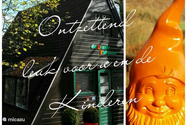 Vakantiehuis België, Ardennen, Durbuy - bungalow De Oranje Kabouter