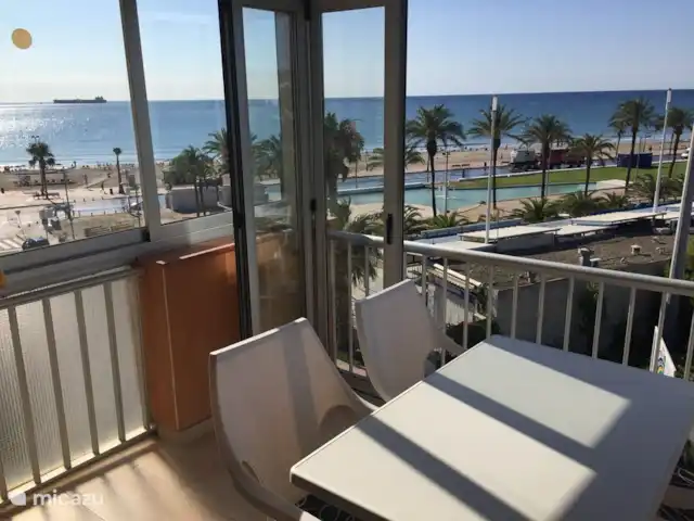 Location de Vacances Espagne, Costa Dorada, La Pineda, appartement - OUAH! quelle vue / La Pineda Balcon avec fenêtres tout autour