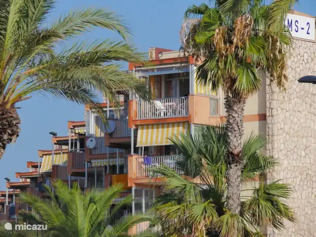 Location de Vacances Espagne, Costa Dorada, La Pineda, appartement - OUAH! quelle vue / La Pineda avant bâtiment