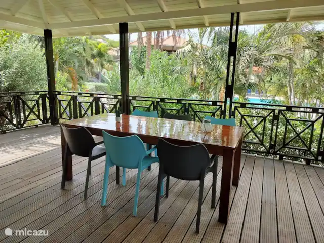 Blue Bay Beach Villa @ Piscine | Curaçao, Curaçao-Centre, Blue Bay - villa Dîner sur le porche
