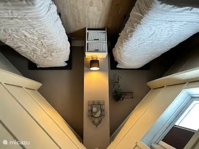 Schlafzimmer 3: 2 Einzelbetten (die auch zu einem Doppelbett zusammengestellt werden können (1,60 x 2m)