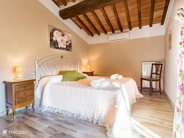 Cottage Noce - Monti 1824 ® huren in Italië, Toscane, Casole d`Elsa - vakantiehuis slaapkamer - Noce Cottage - Monti 1824