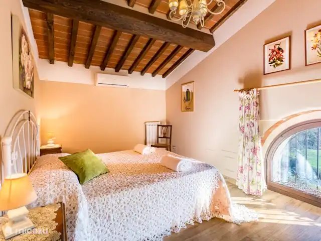 Cottage Noce - Monti 1824 ® huren in Italië, Toscane, Casole d`Elsa - vakantiehuis slaapkamer- Noce Cottage - Monti 1824