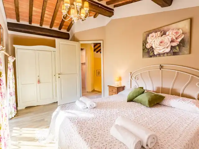 Cottage Noce - Monti 1824 ® huren in Italië, Toscane, Casole d`Elsa - vakantiehuis slaapkamer- Noce Cottage - Monti 1824