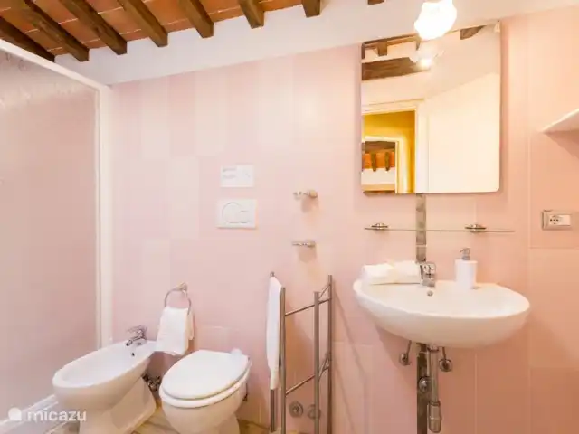 Cottage Noce - Monti 1824 ® huren in Italië, Toscane, Casole d`Elsa - vakantiehuis badkamer - Noce Cottage - Monti 1824