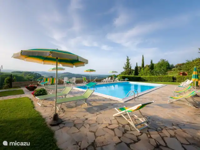 Cottage Noce - Monti 1824 ® huren in Italië, Toscane, Casole d`Elsa - vakantiehuis zwembad - Monti 1824