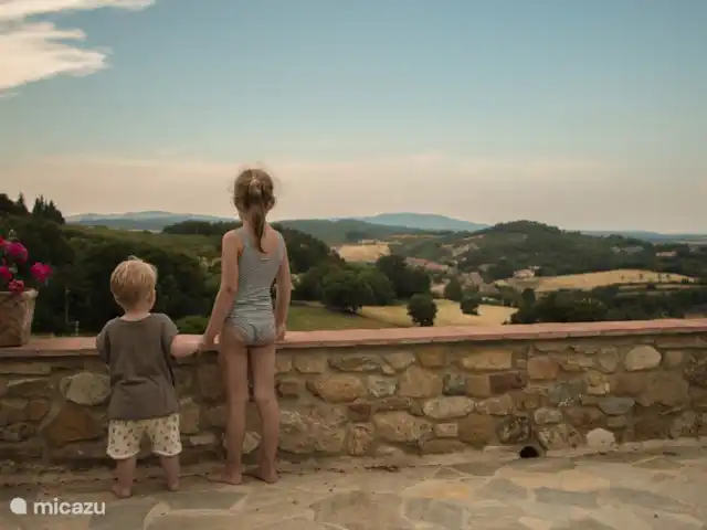 Cottage Noce - Monti 1824 ® huren in Italië, Toscane, Casole d`Elsa - vakantiehuis Uitzicht - zwembad - Monti 1824