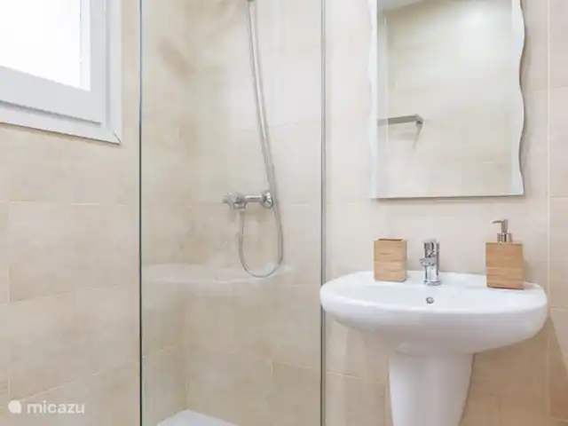 Villa by the sea, near Barcelona in Spain, Barcelona, Castelldefels - villa Bathroom one: shower, washbasin, toilet, bidet