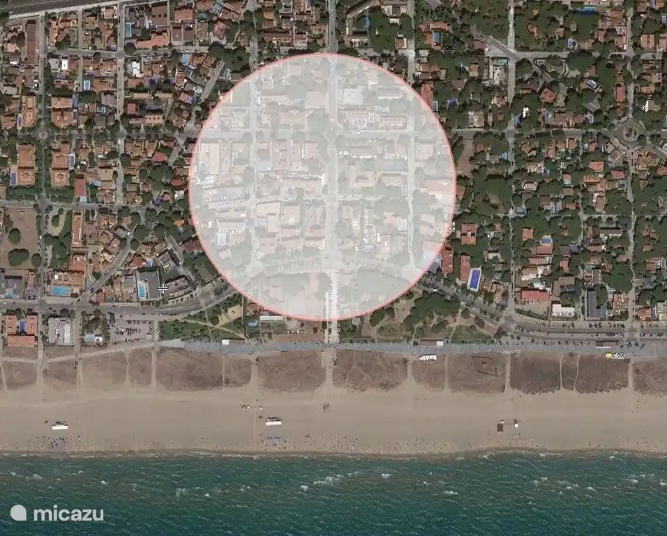 Localisation de la villa - 200 mètres de la plage