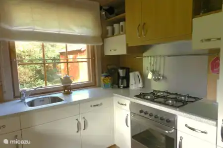 Vakantiehuis Nederland, Gelderland, Winterswijk chalet De Specht keuken