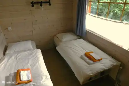 Vakantiehuis Nederland, Gelderland, Winterswijk chalet De Specht slaapkamer 2