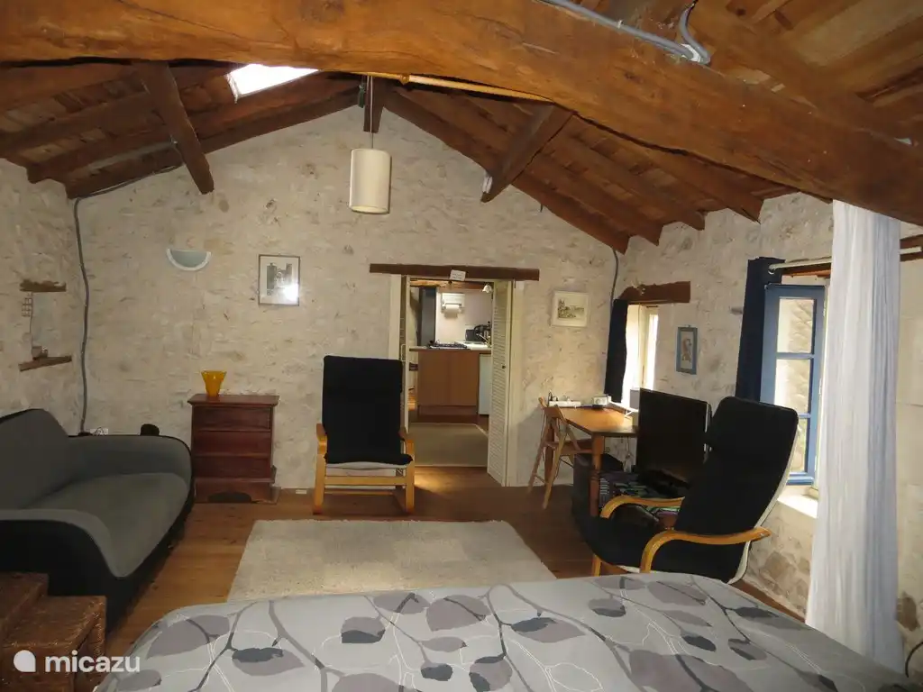 sleeping-sitting area