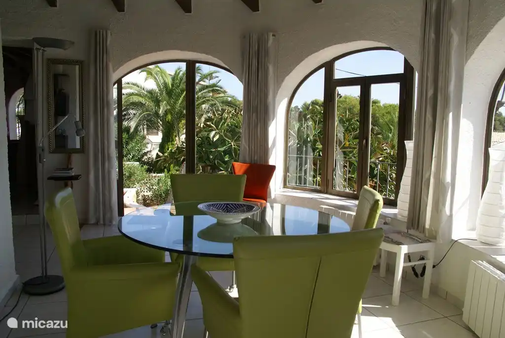 La véranda avec vue sur la mer