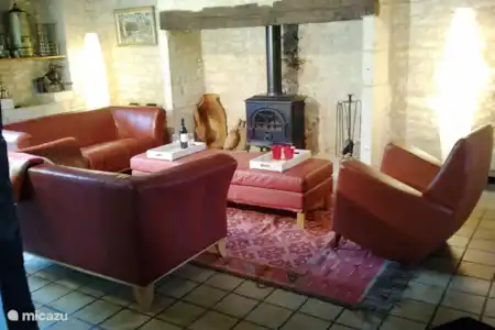 Vakantiehuis Frankrijk, Lot, Souillac villa Ciel Bleu De sfeervolle woonkamer