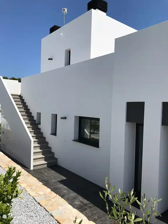 escalier menant à la chambre au 1er étage