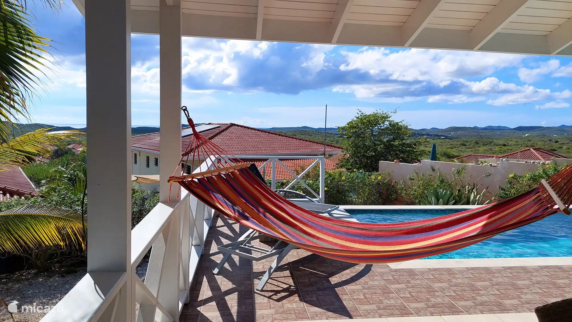 Terrasse mit Hängematte