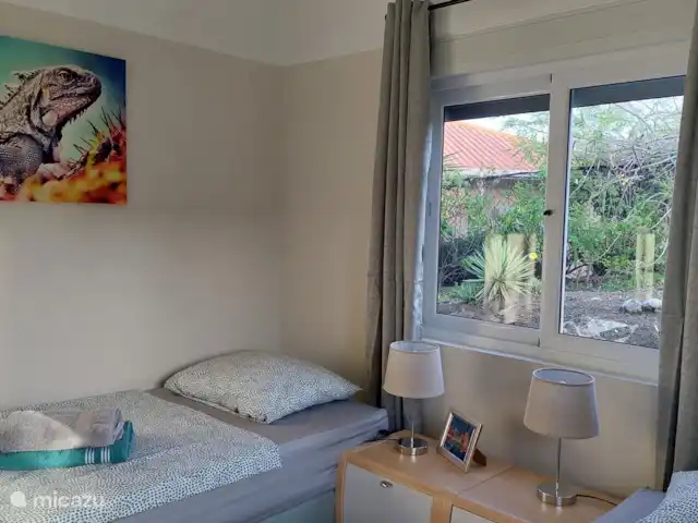 villa en Curazao, Bandabou (oeste), Fontein – Villa Coco, con piscina Schlafzimmer 2 mit Einzelbetten