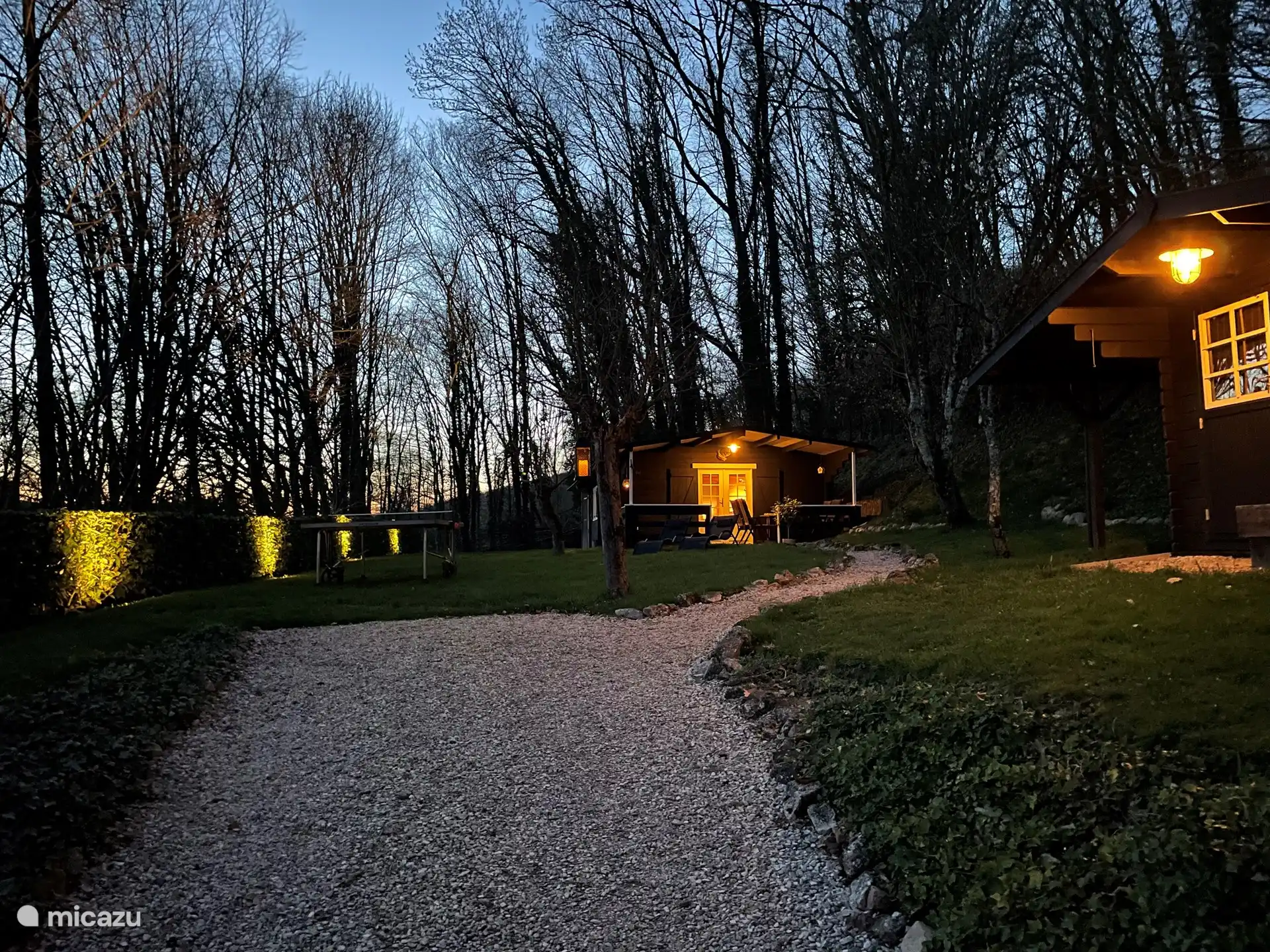 Im Garten des Chalets