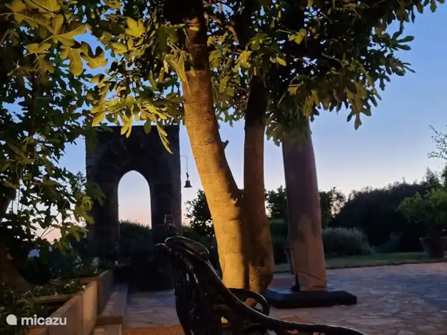 Location de Vacances Italie, Ombrie, Orvieto, villa - Tenuta del Conte Détail terrasse