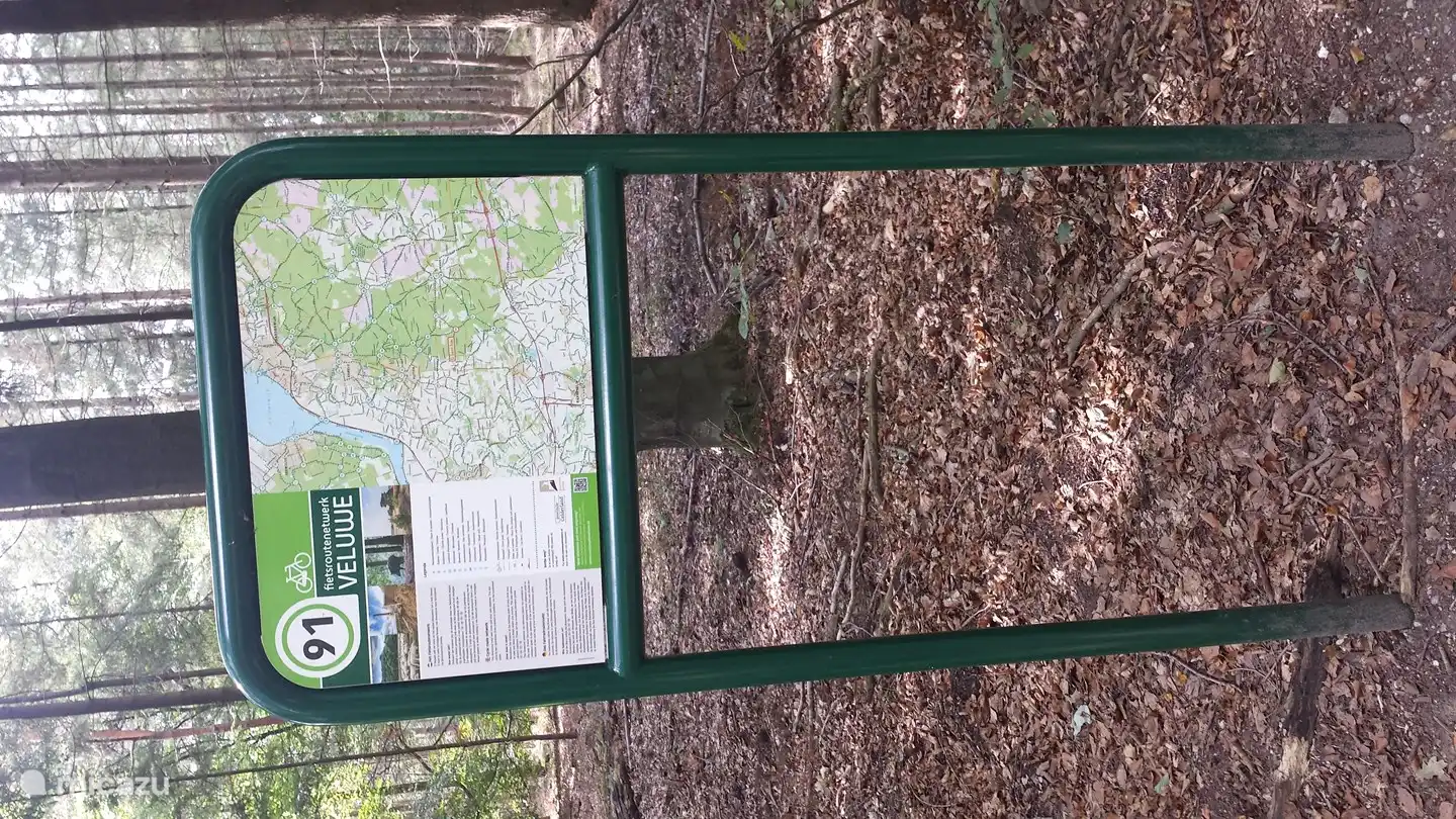 Uitgebreid fiets route netwerk.