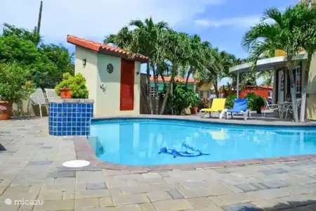 Vakantiehuis Aruba, Paradera, Paradera appartement La Felicidad - Appartement Ruby The pool