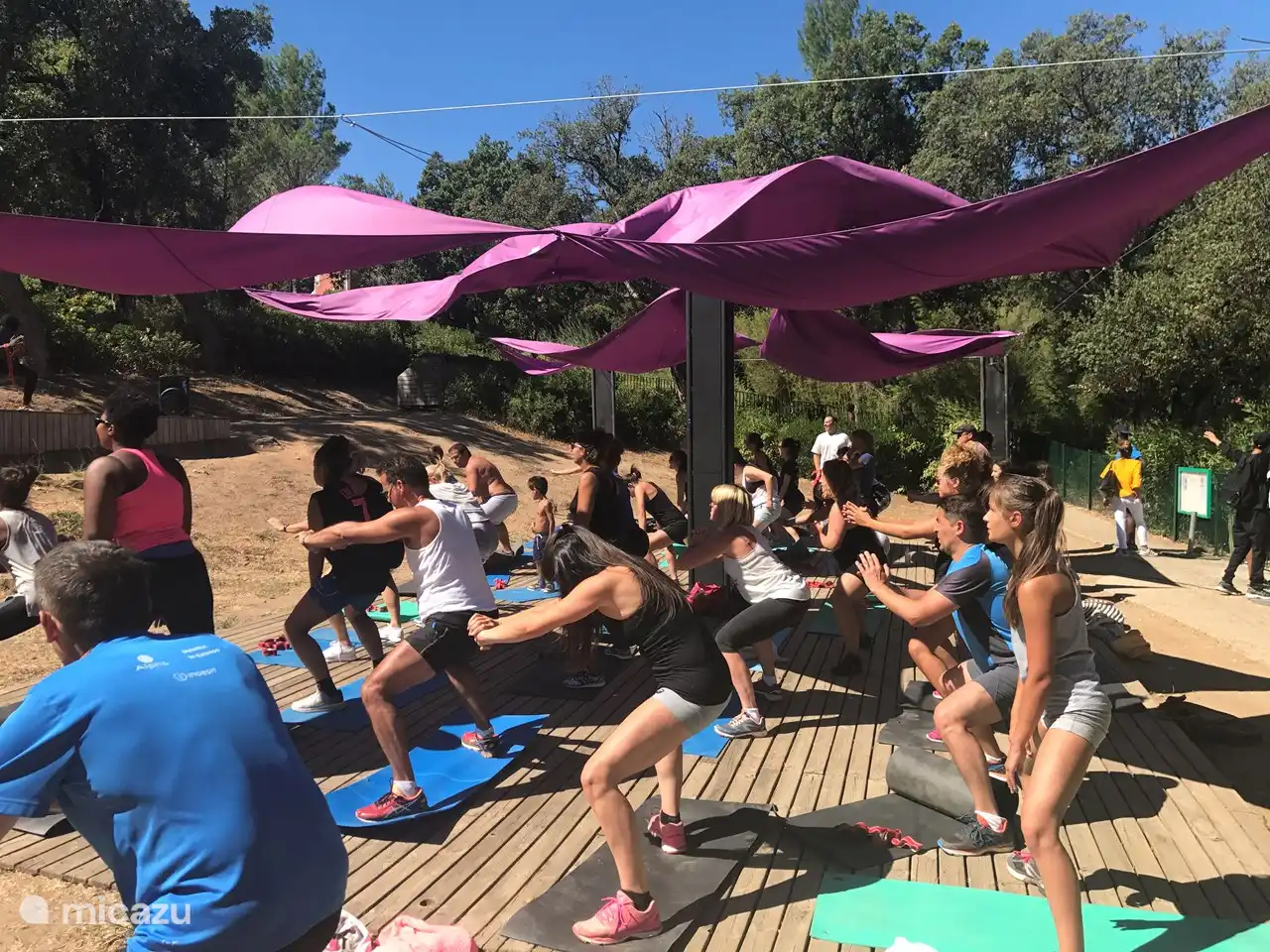 entrenar en el parque