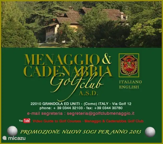 Mennagio bietet einen schönen 19-Loch-Golfplatz.