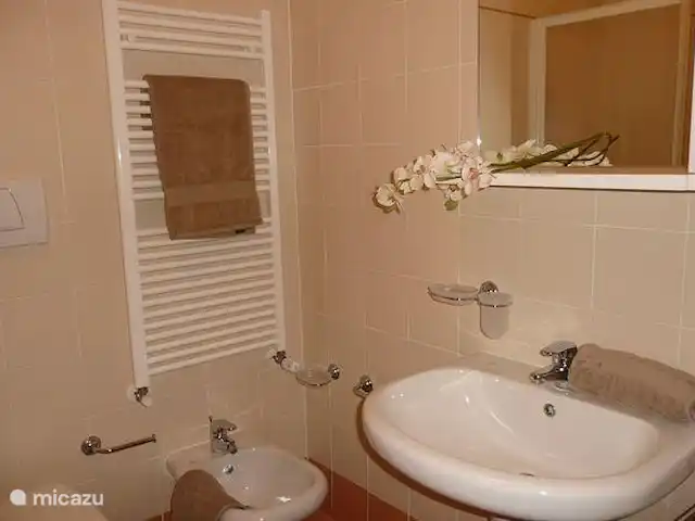 Appartement vue lac P12.1 | Italie, Lacs italiens , Porlezza - appartement WC, bidet et lavabo.