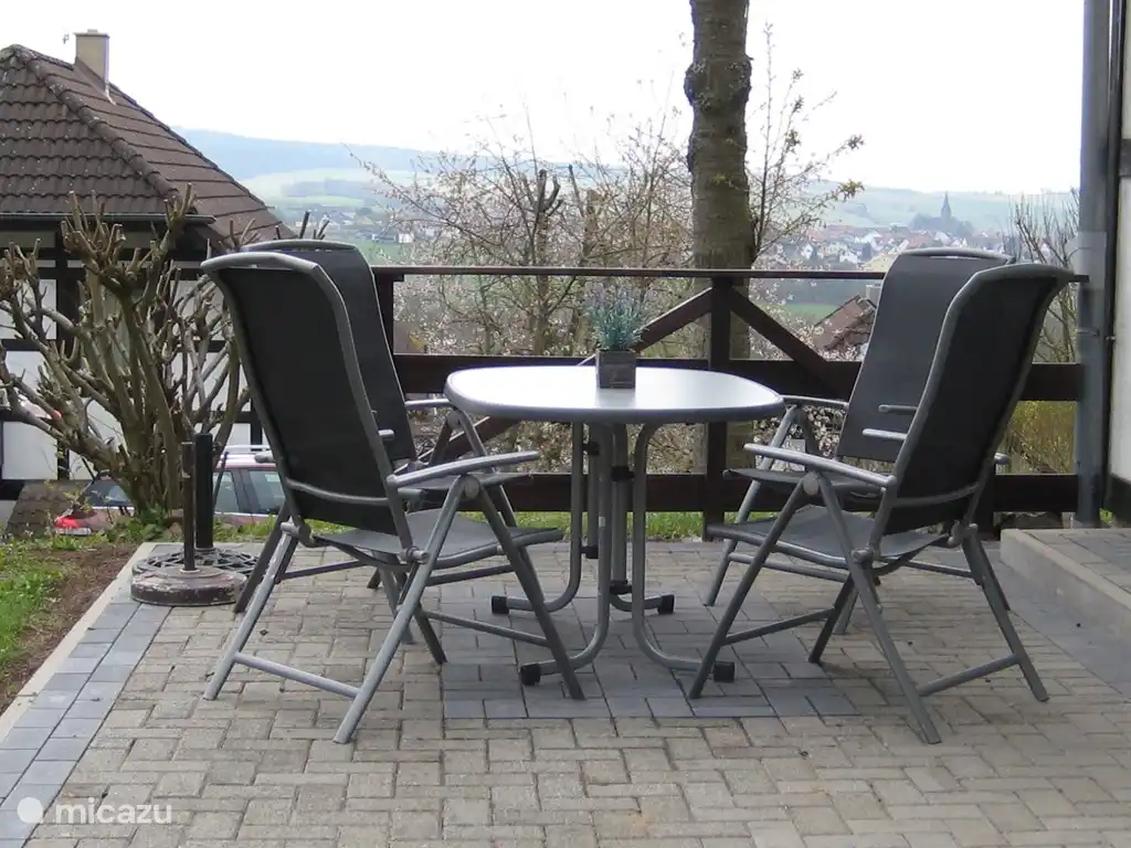 Lovely terrace with a nice view