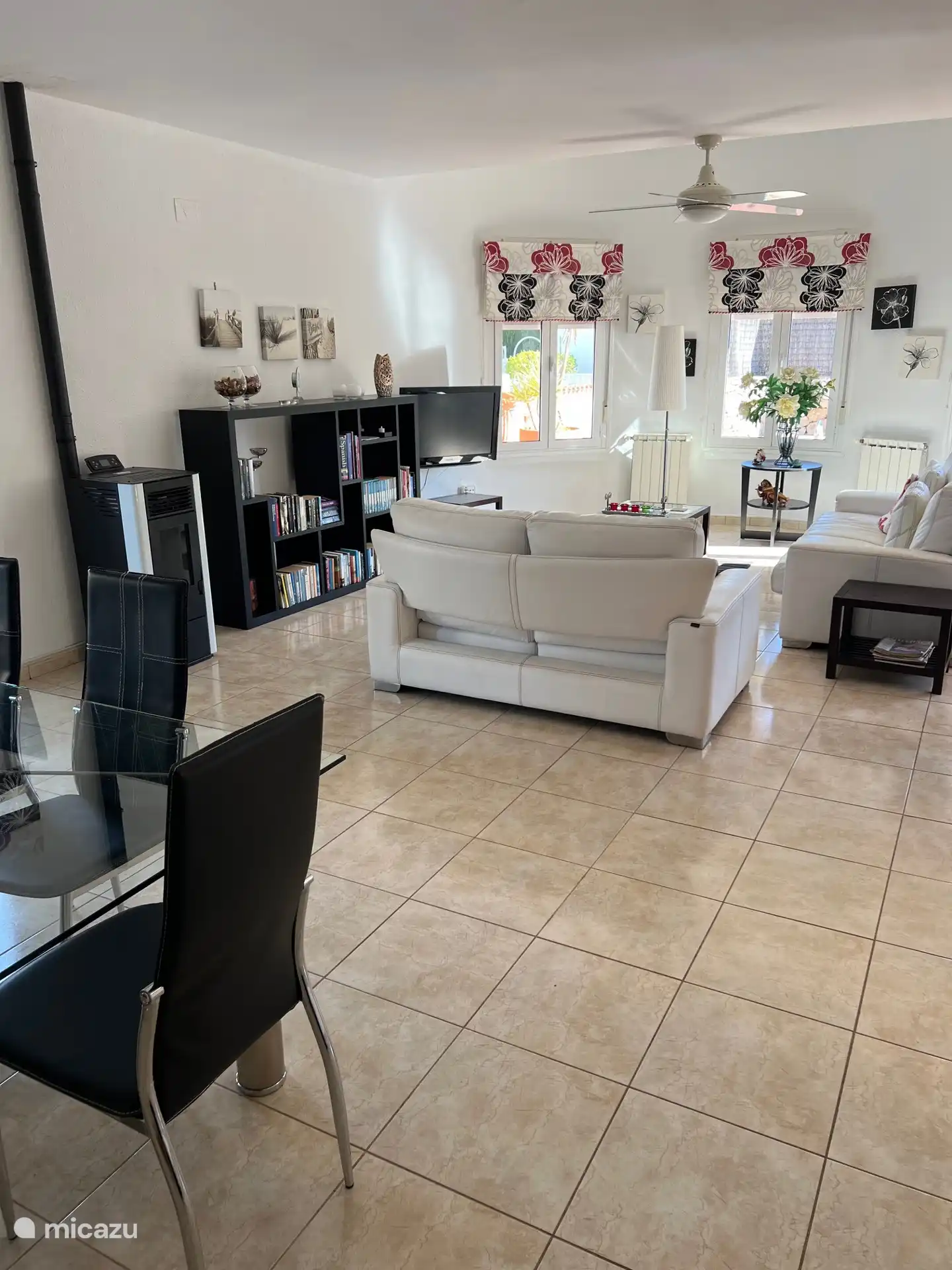 Attraktiv dekorierter Raum