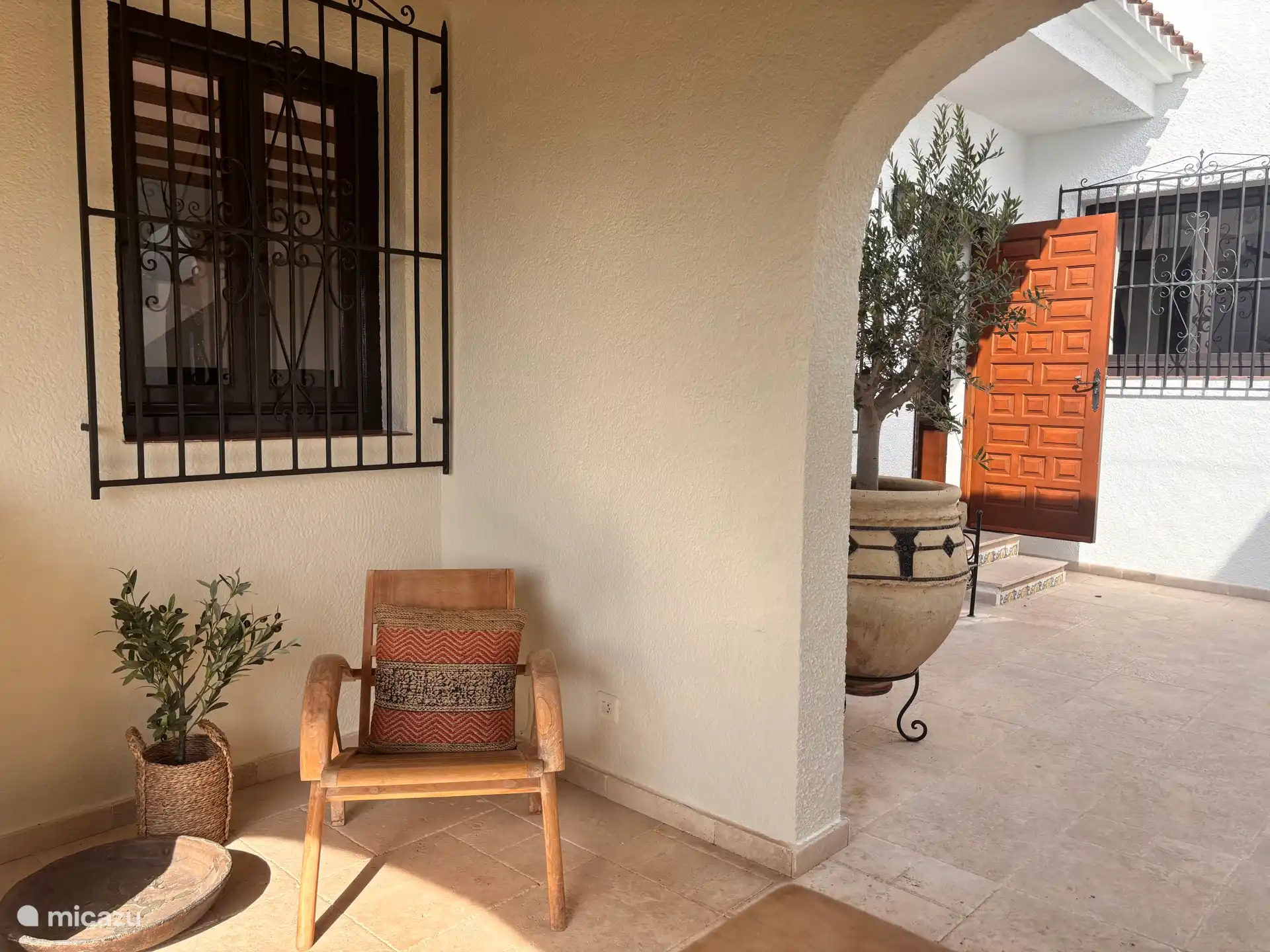 Perhaps our favorite place to read a book under the naya. Chair is great and a nice view despite the low seat.