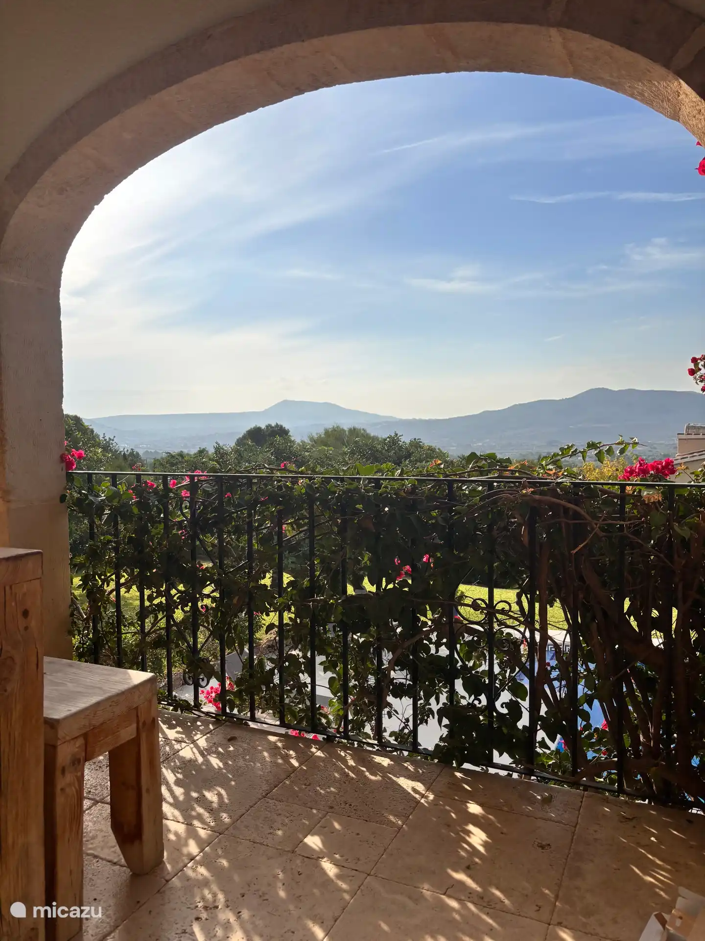 The view from the reading chair.
