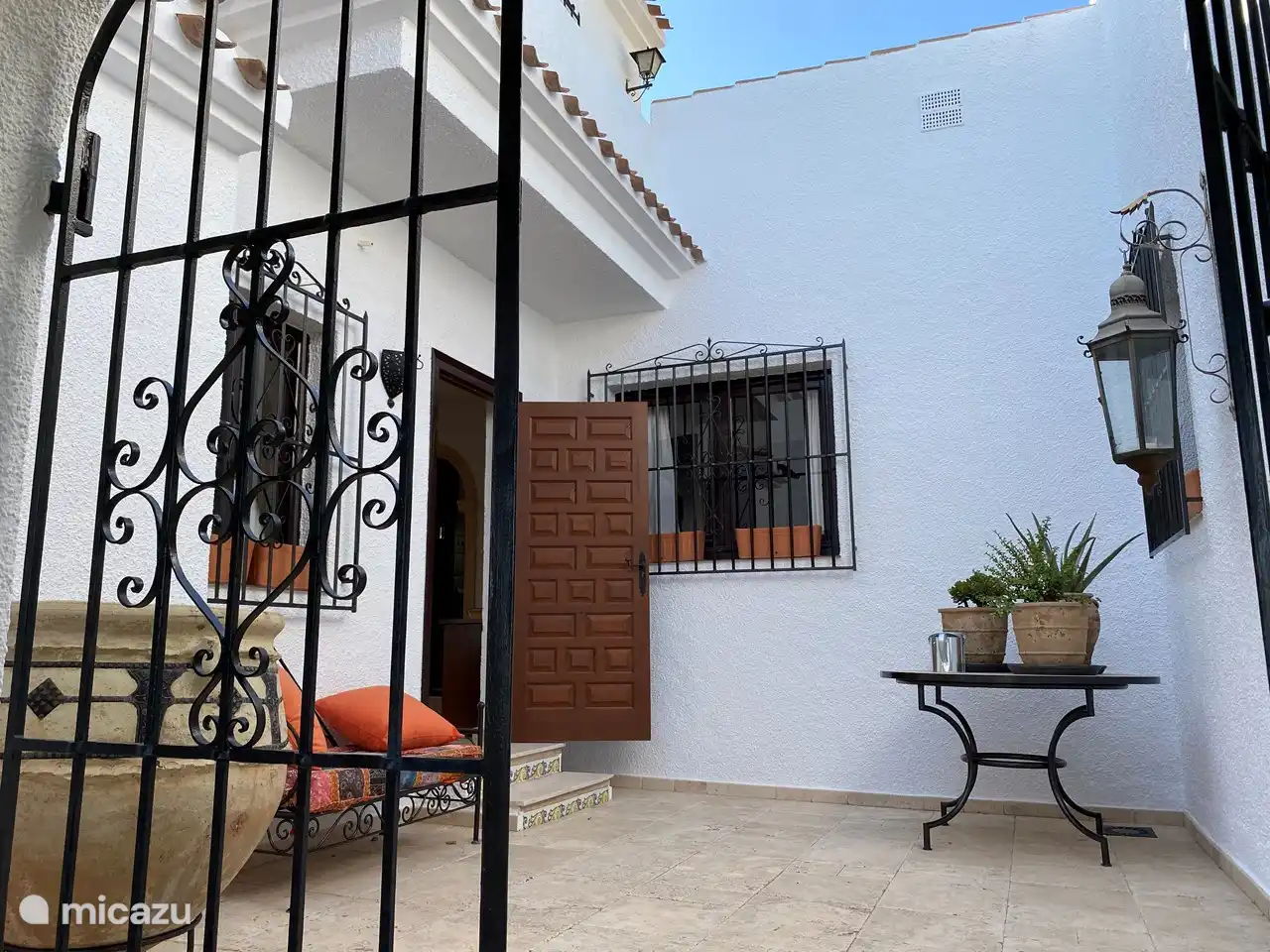 A typical Spanish patio.