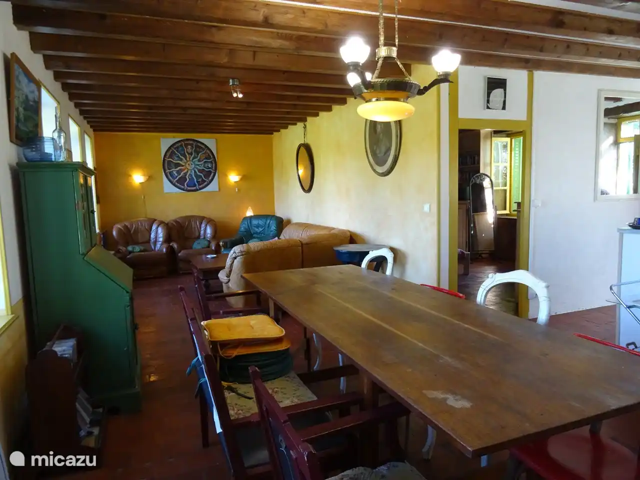 Ess- und Wohnzimmer.