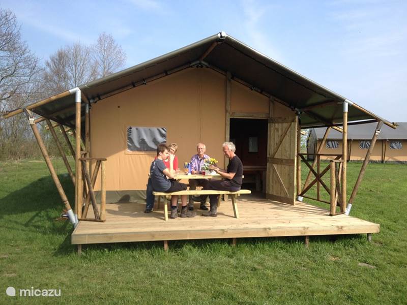Holiday home in Netherlands, Groningen, Lettelbert Glamping / Safari tent / Yurt At the Diepje 4-person Safaritent