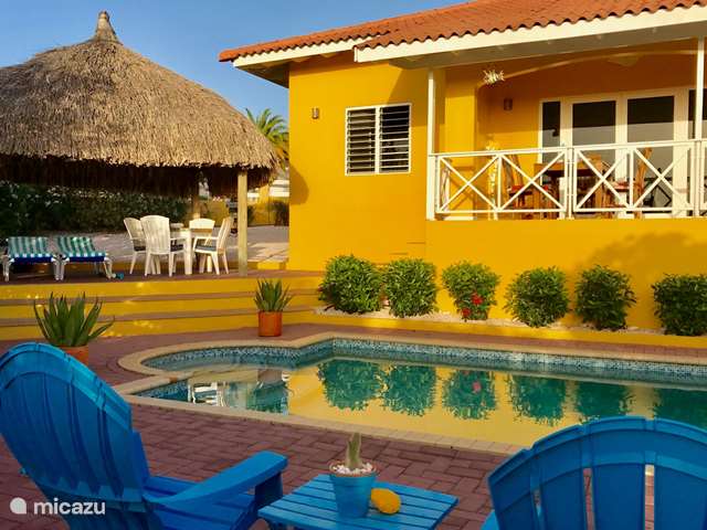 Ferienwohnung Curaçao, Banda Abou (West), Fontein - villa Villa Meerfarbe mit Meerblick + Pool