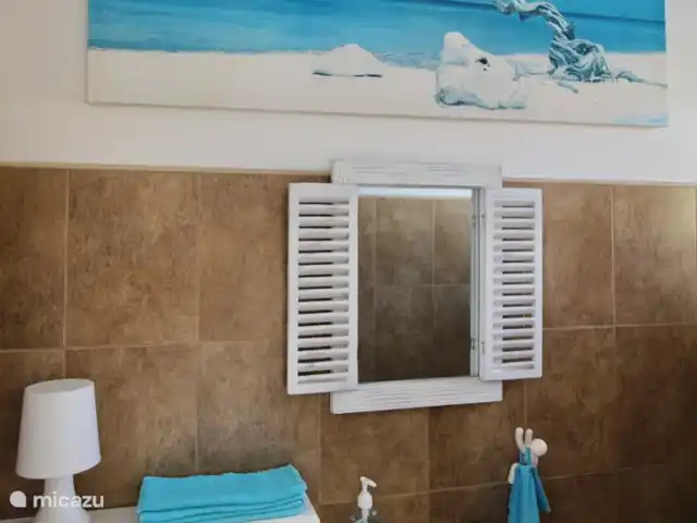 Villa Meerfarbe mit Meerblick + Pool huren in Curaçao, Banda Abou (west), Fontein - villa Gastentoilet